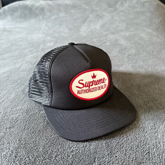 Supreme Black Mesh Cap